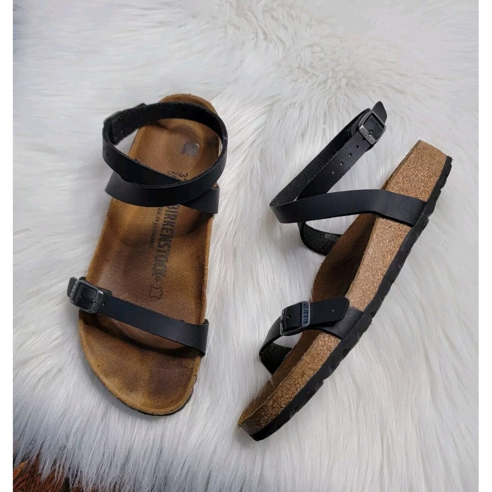 Birkenstock Wrap Sandals Euro size 37 US Women's Size 6 Black